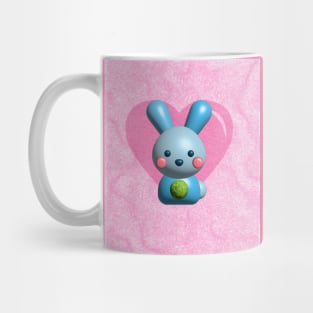 blue bunny Mug